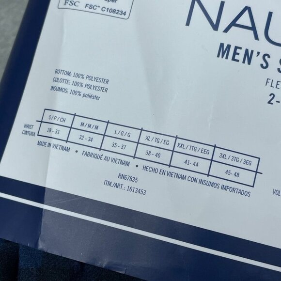 Nautica Mens Sleepwear Fleece Pants 2-Pack Comfort Waistband d0642 - Picture 5 of 6